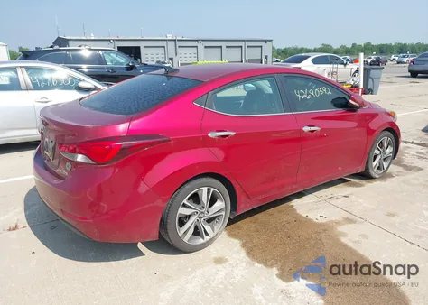 2016 Hyundai Elantra Limited из США, поврежденный, VIN 5NPDH4AE3GH773926